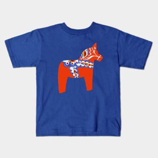 dala horse Kids T-Shirt